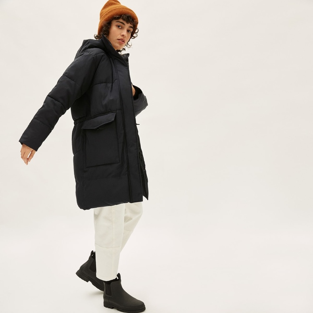 Everlane Black Puffer Jacket